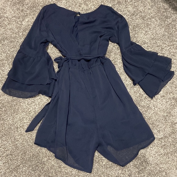 H&M Navy Blue Romper Youth - Picture 2 of 2